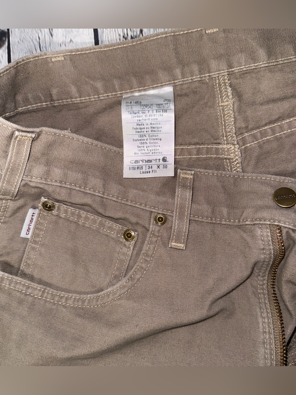 Carhartt Canvas Carpenter Pants - Picture 6 of 6